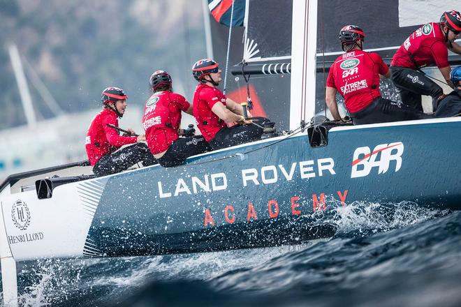 Land Rover BAR Academy finished Act 4, Barcelona in sixth position. - Extreme Sailing Series © Lloyd Images http://lloydimagesgallery.photoshelter.com/